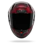 Preview: Nolan X-804RS Ultra  "Carbon Liquido" in Rot