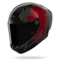 Preview: Nolan X-804RS Ultra  "Carbon Liquido" in Rot