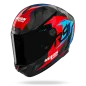 Preview: Nolan X-804RS Ultra Carbon "Fuorigiri" in Schwarz-Rot-Blau Dekor