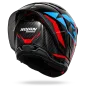 Preview: Nolan X-804RS Ultra Carbon "Fuorigiri" in Schwarz-Rot-Blau Dekor