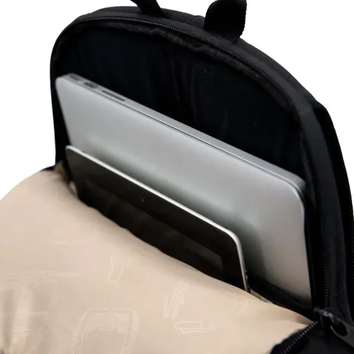 Preview: Albek "Whitebridge" Rucksack in Schwarz