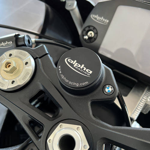 Alpha Racing Locking cover OEM triple clamp