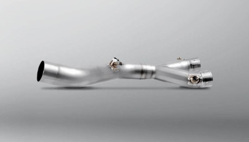 Akrapovic Slip On optionales Verbindungsrohr, Titanium für YZF-R1 ab Bj. 2015