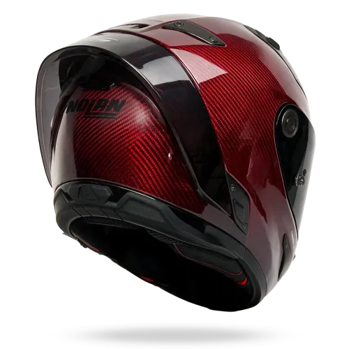 Preview: Nolan X-804RS Ultra  "Carbon Liquido" in Rot