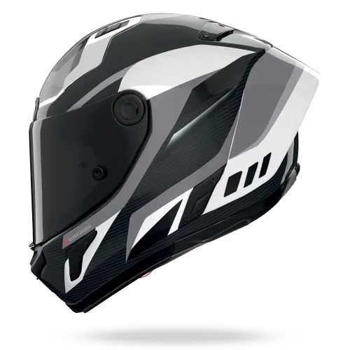 Preview: Nolan X-804RS Ultra Carbon "Lesmo" in Schwarz-Weiß