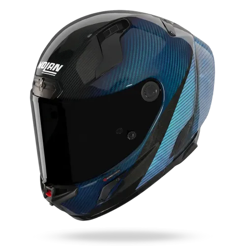Nolan X-804RS Ultra Carbon "D.O.C. Evo" in Blau