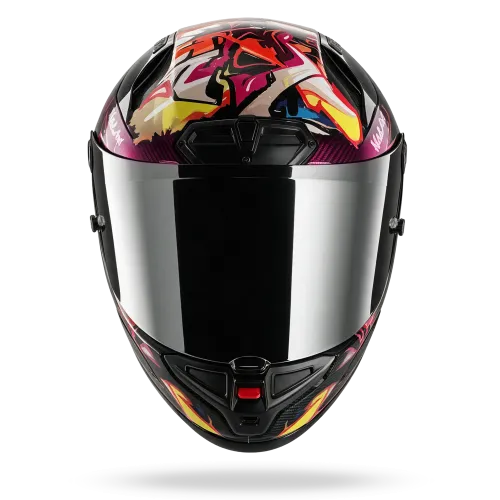 Preview: Nolan X-804RS Ultra Carbon "Chicane" in Violett Dekor