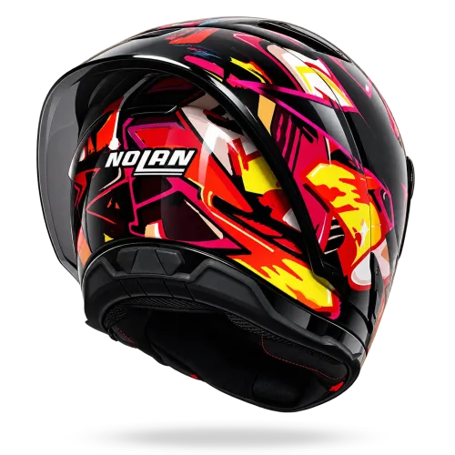 Preview: Nolan X-804RS Ultra Carbon "Chicane" in Violett Dekor
