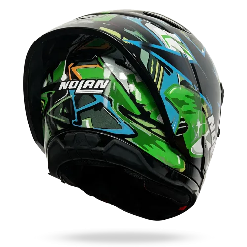 Preview: Nolan X-804RS Ultra Carbon "Chicane" in Blau Dekor