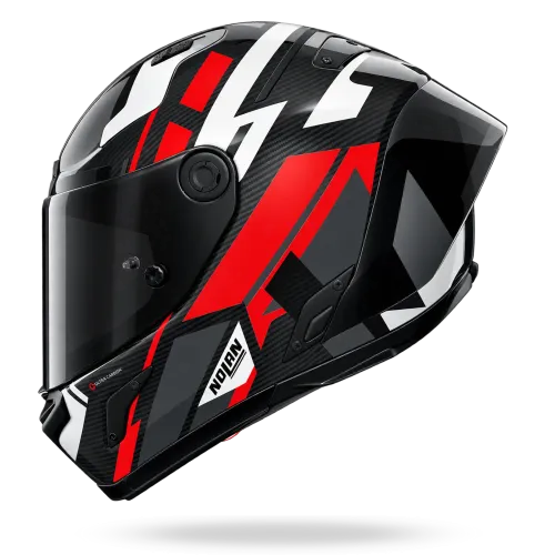 Preview: Nolan X-804RS Ultra Carbon "Cirota" in Rot Dekor