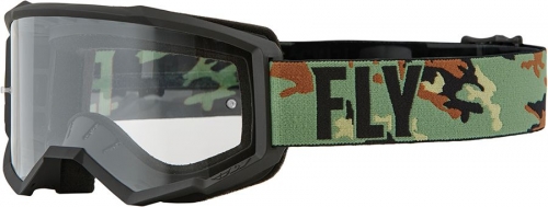 Fly "Focus" MX Brille in Schwarz-Camouflage