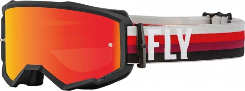 Fly "Zone" MX Brille in Schwarz-Rot
