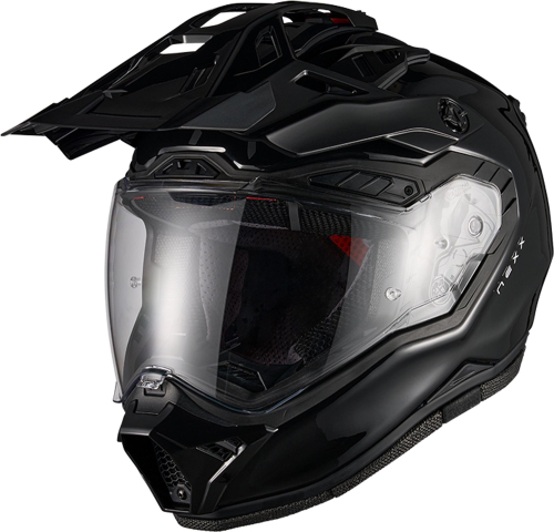 Nexx X.Rally "Plain" Helm, Schwarz