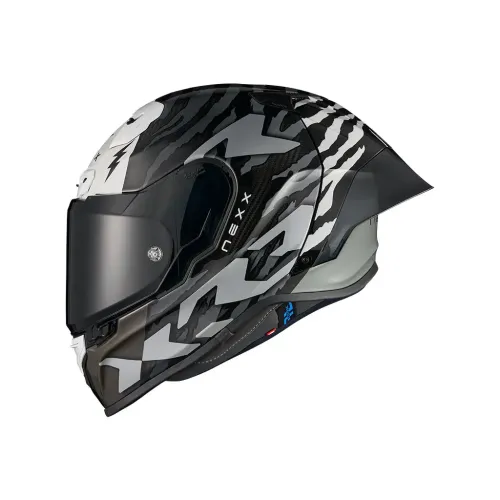 Nexx X.R3R "Ziger" helmet in black-white