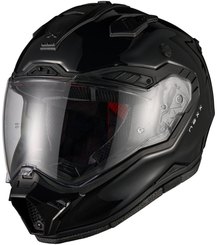Preview: Nexx X.Rally "Plain" Helm, Schwarz