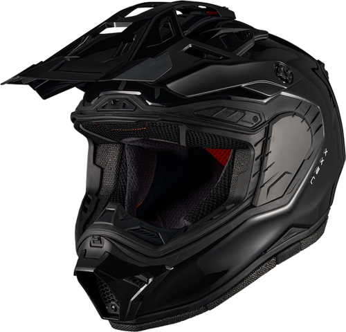 Preview: Nexx X.Rally "Plain" Helm, Schwarz