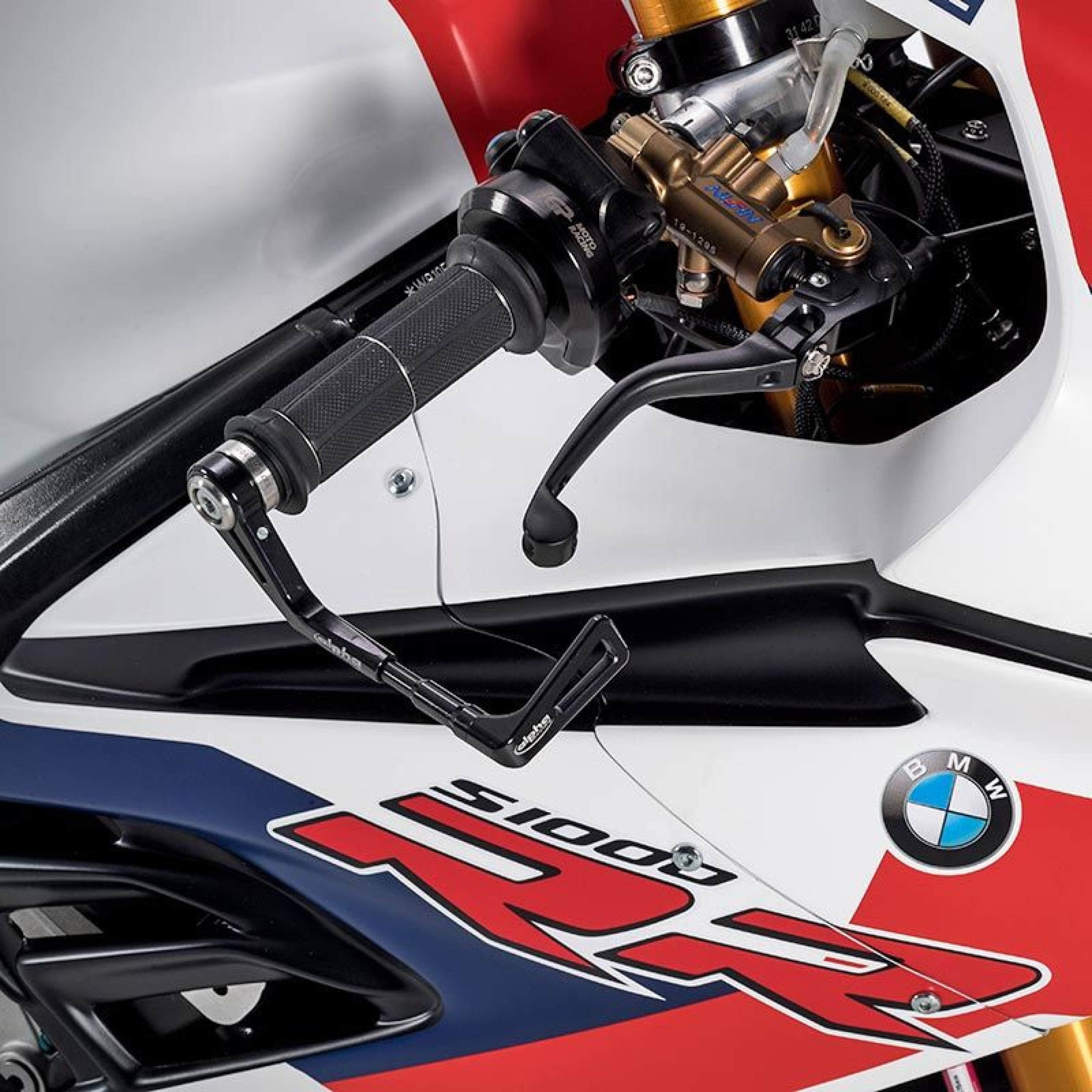 Alpha Racing Bremshebelprotektor für OEM Lenker an BMW S & M1000RR