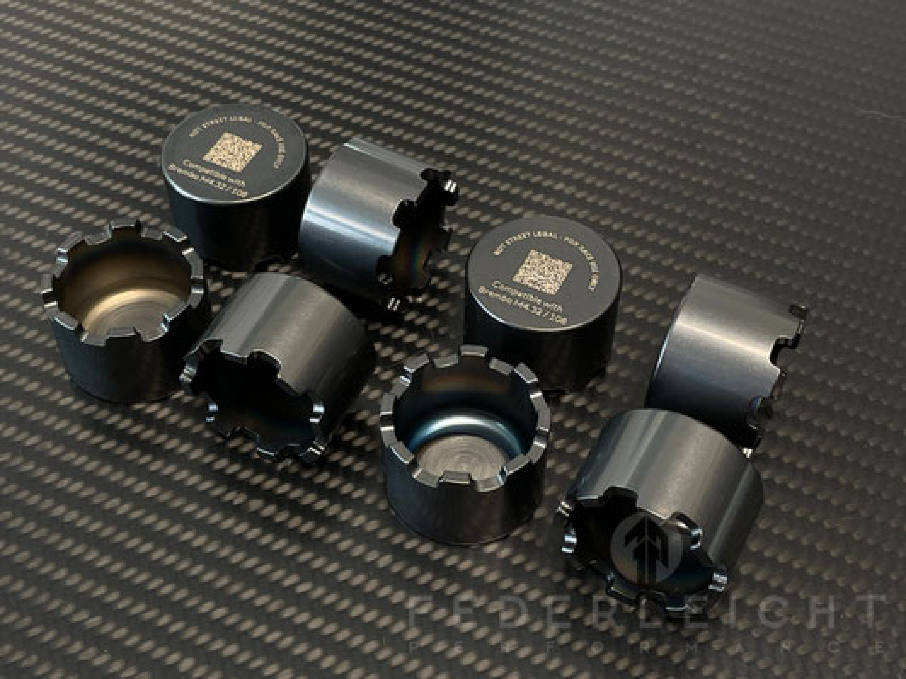 Federleicht Bremskolben aus Titan, passend für Brembo M4.32 100mm / 108mm Bremszange