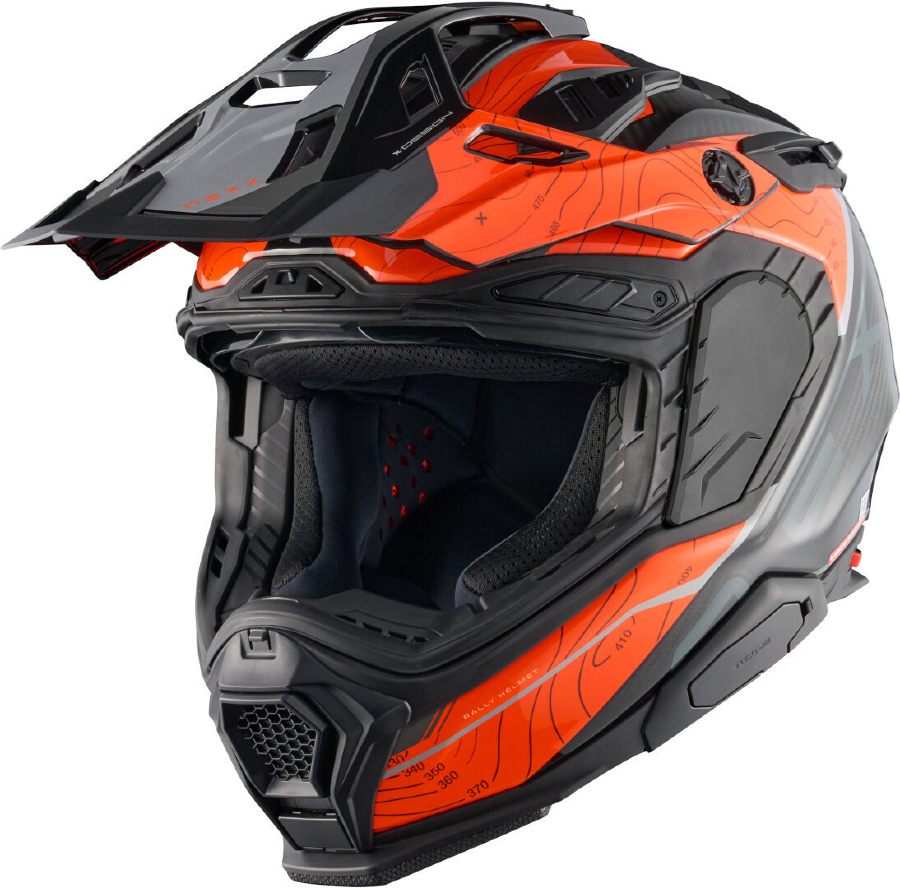 Nexx X.WED3 "Furka" Helm, Orange Dekor