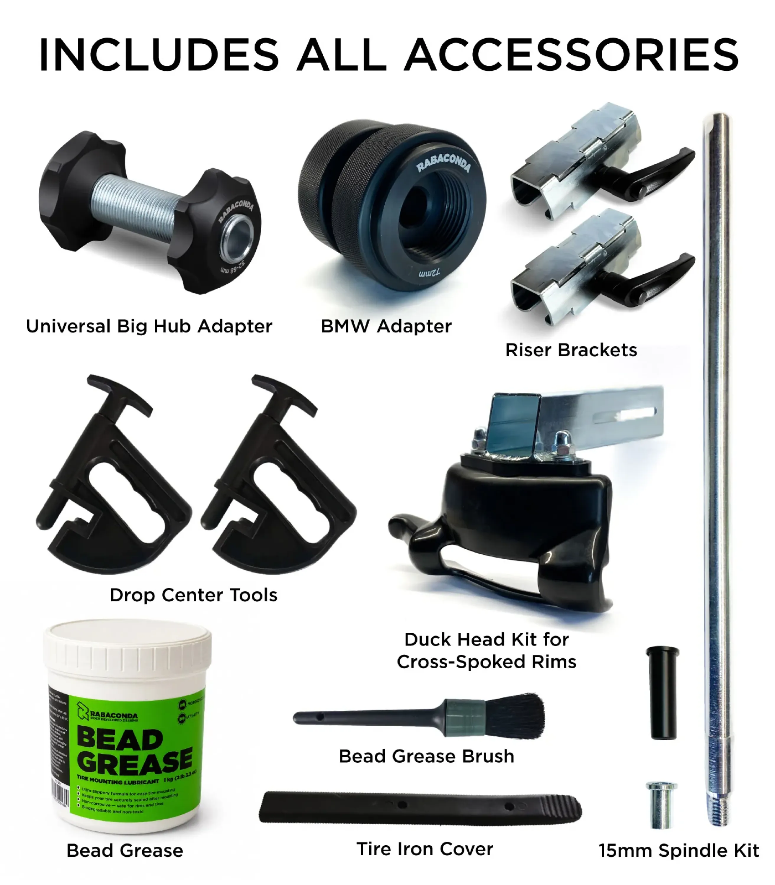 Rabaconda Street Bike Reifenmontiergerät - Ultimate Kit