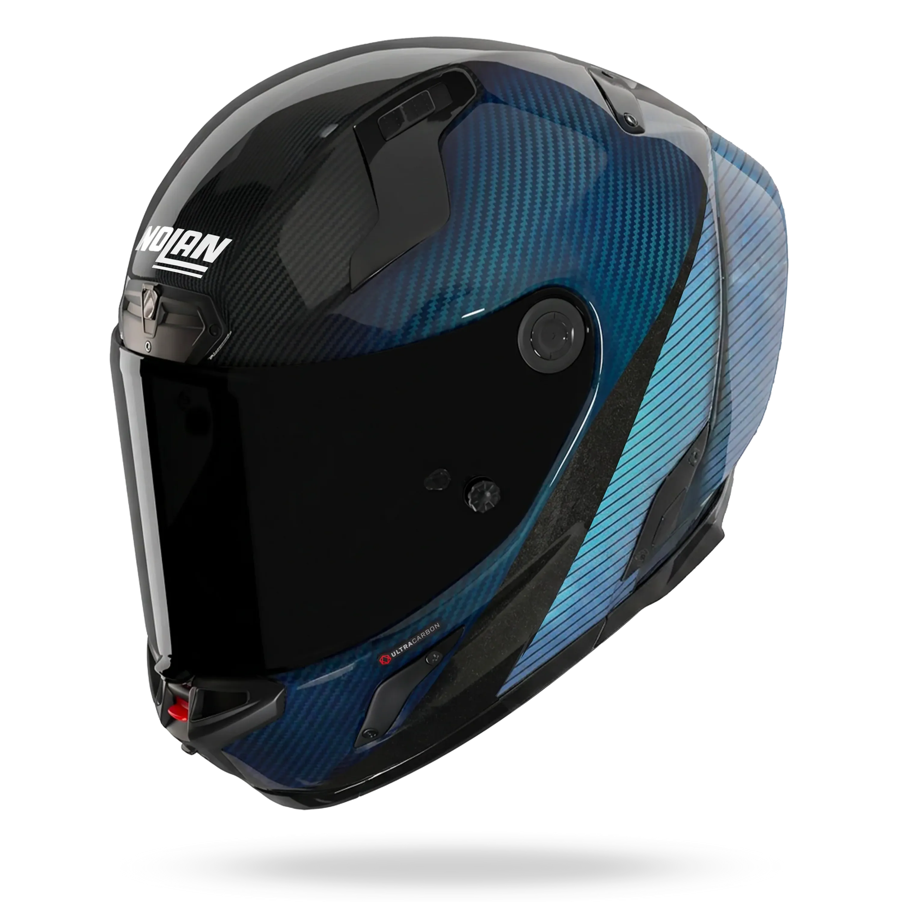 Nolan X-804RS Ultra Carbon "D.O.C. Evo" in Blau