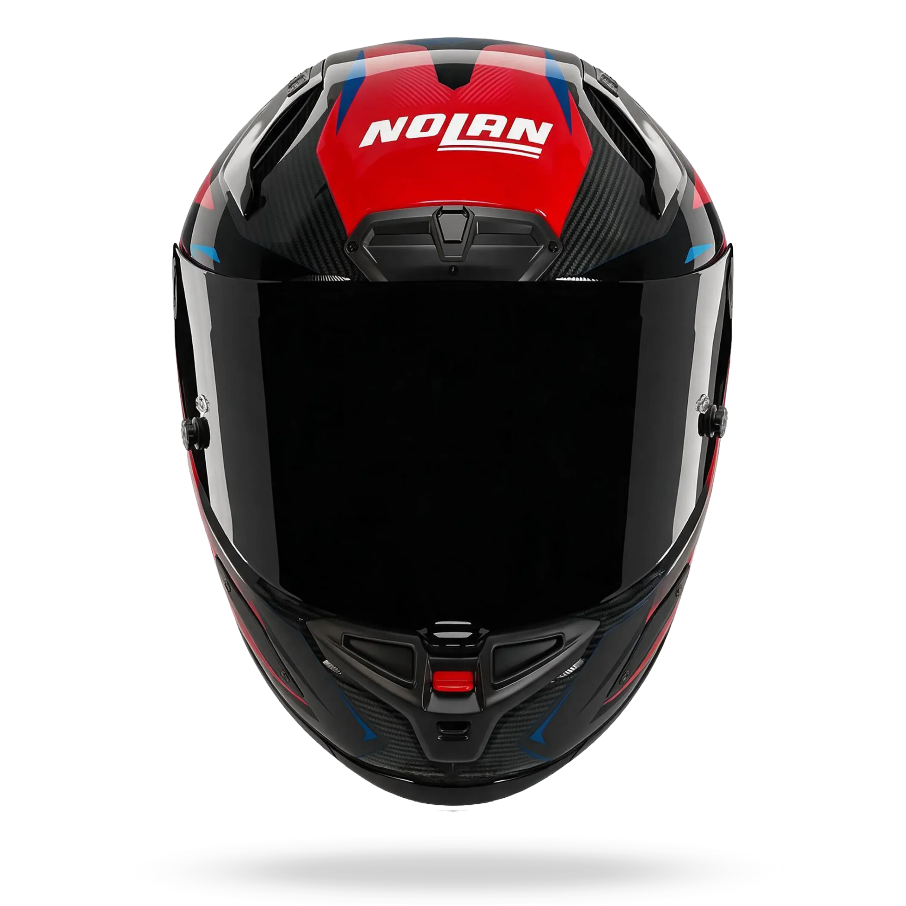 Nolan X-804RS Ultra Carbon "Fuorigiri" in Schwarz-Rot-Blau Dekor