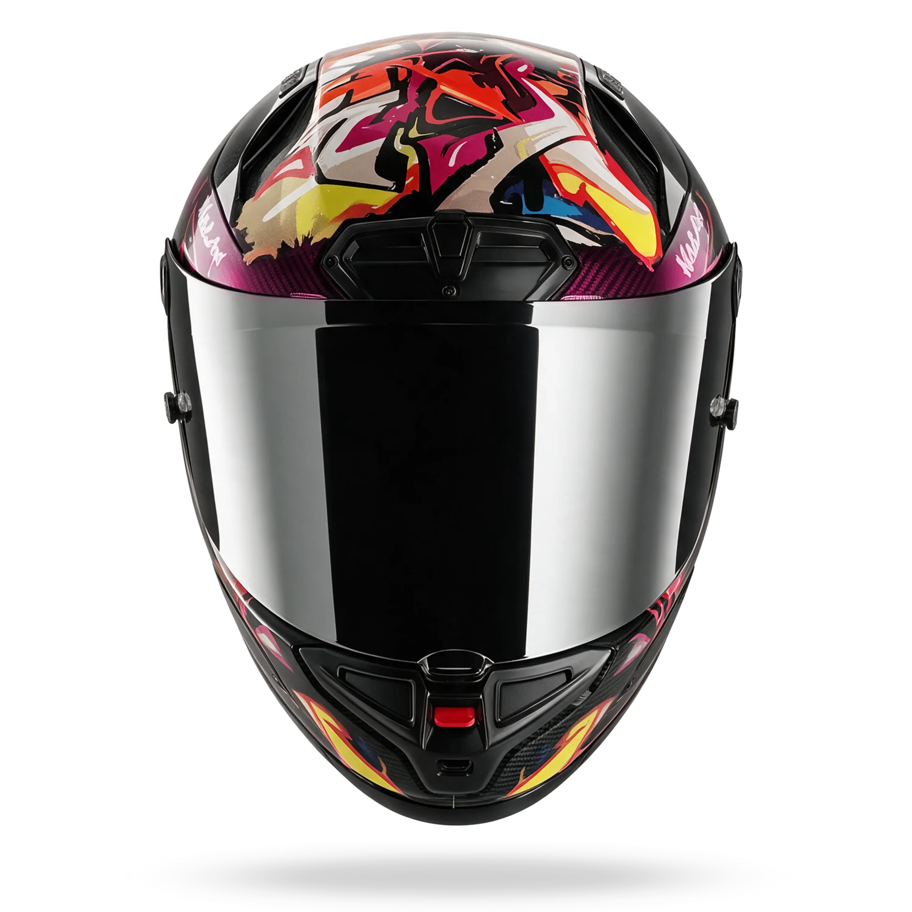 Nolan X-804RS Ultra Carbon "Chicane" in Violett Dekor