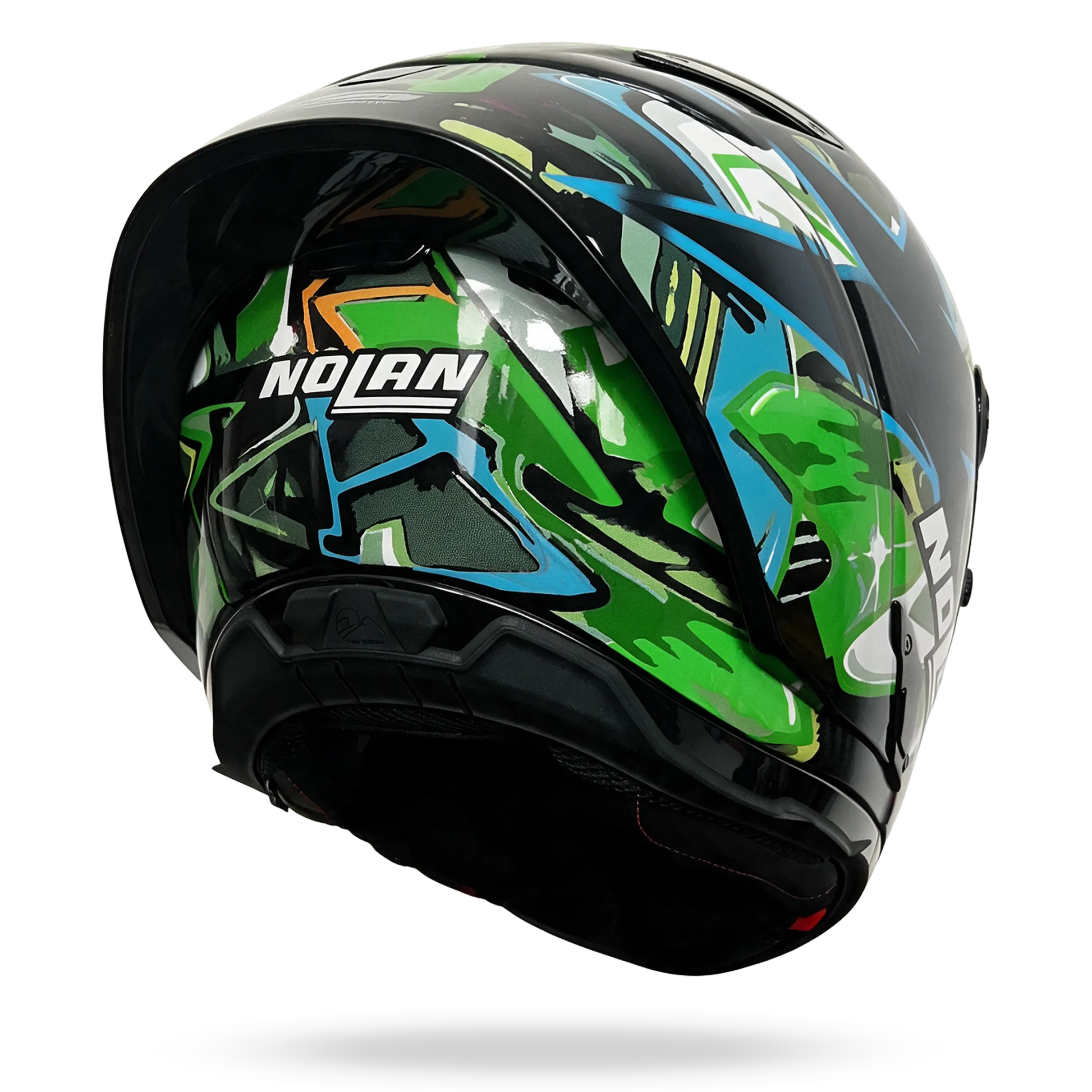 Nolan X-804RS Ultra Carbon "Chicane" in Blau Dekor