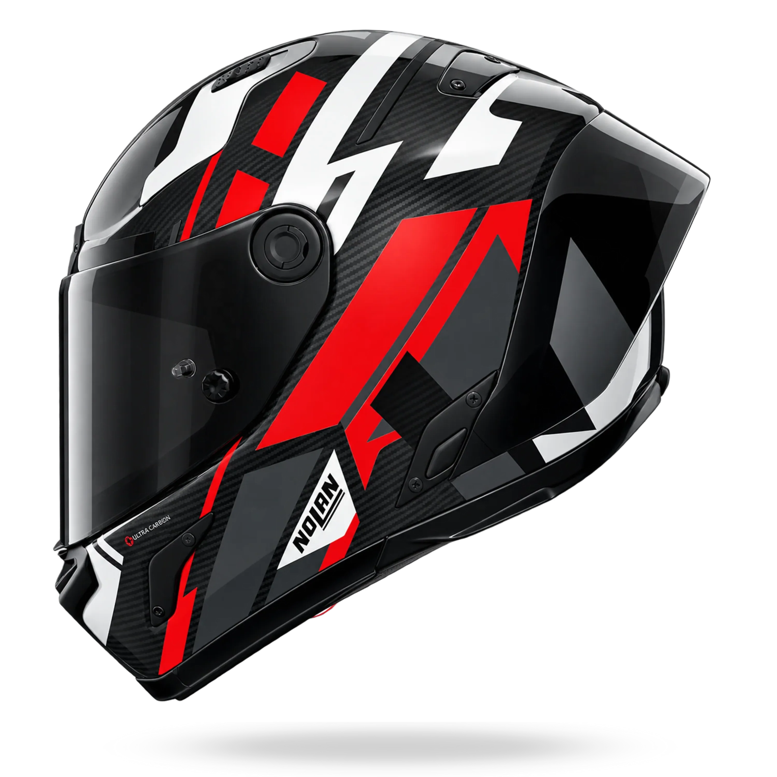 Nolan X-804RS Ultra Carbon "Cirota" in Rot Dekor