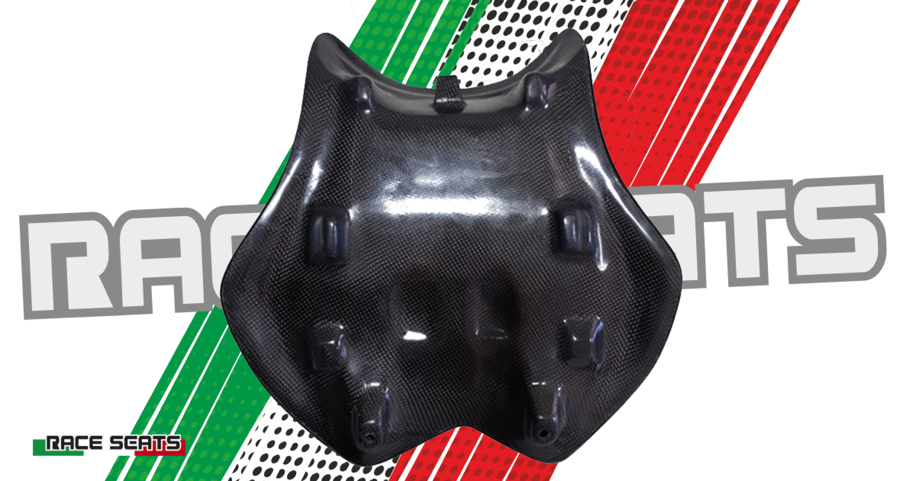 Raceseats Sitz für Yamaha R6 ab 2017, Competition Line auf Carbonbasis