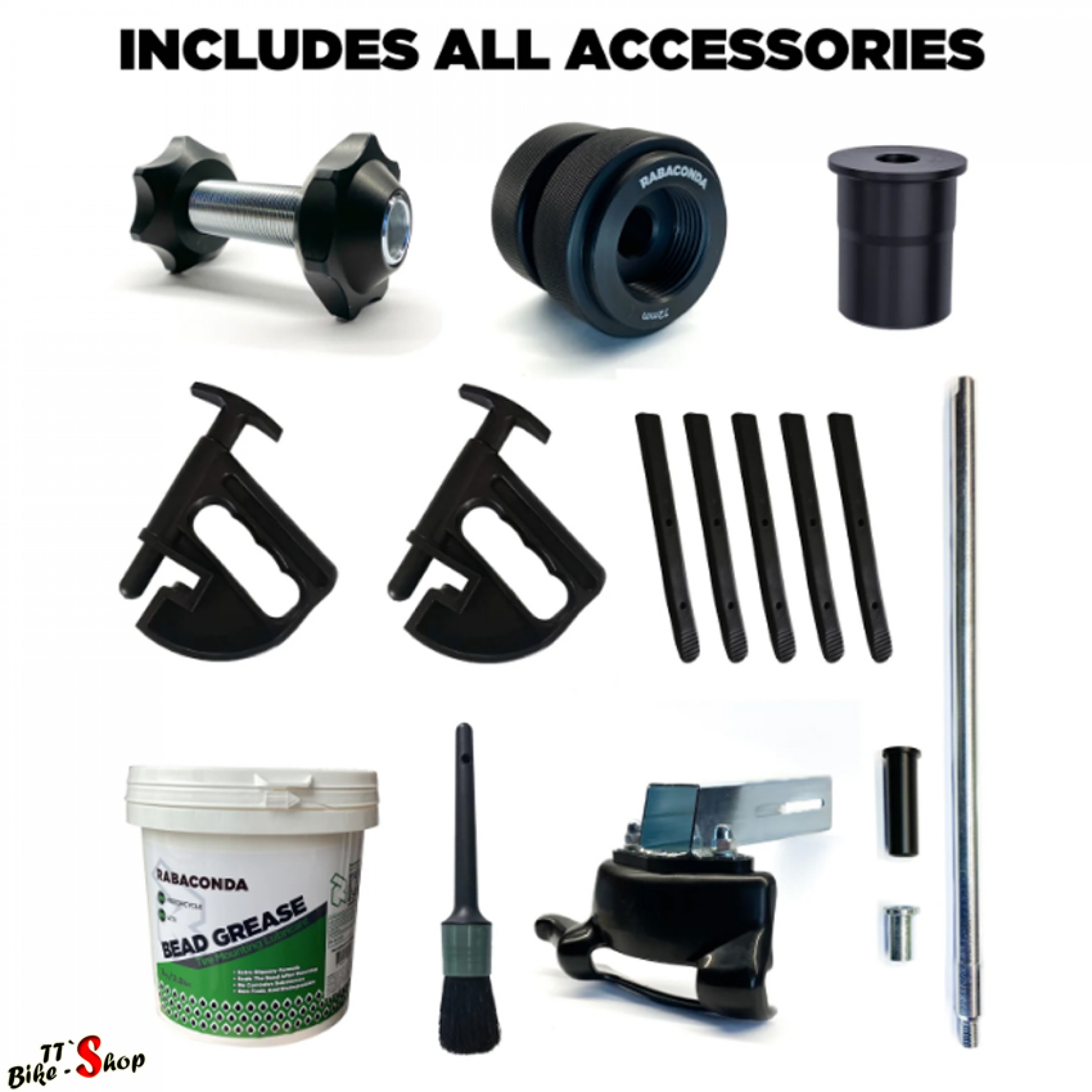 Rabaconda Street Bike Tyre Changer - Ultimate Kit