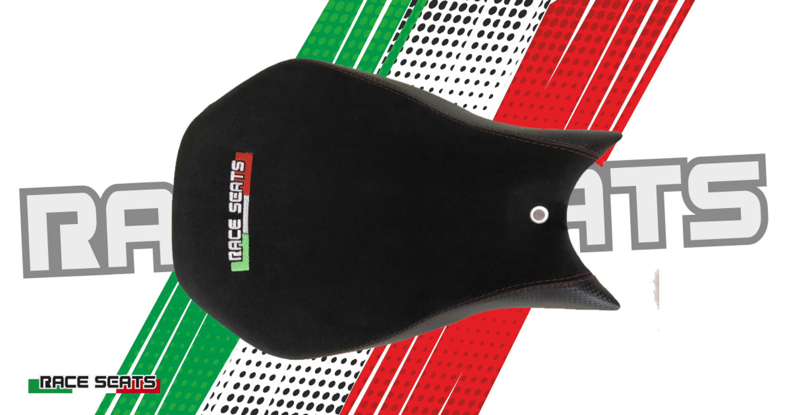 Raceseats Sitz für Ducati 899/ 959/ 1199 / 1199R / 1299, Carbon Line mit Carbonbasis