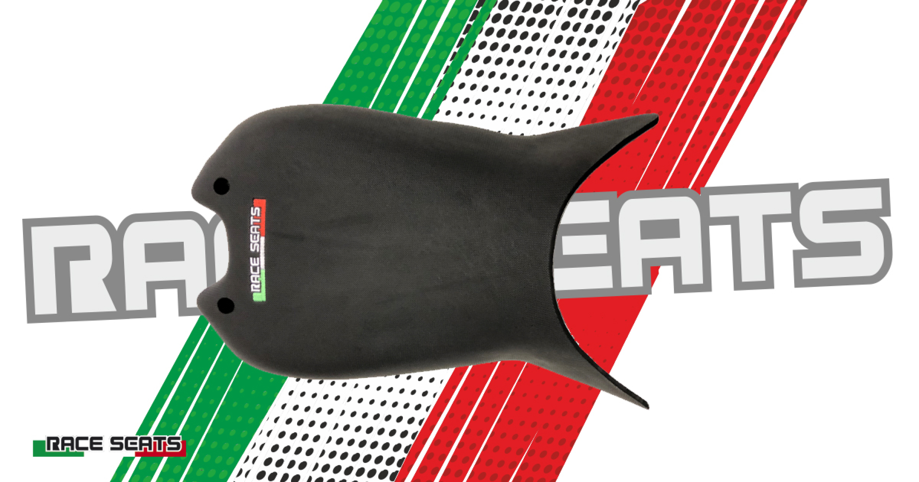 Raceseats Sitz für Ducati V4 / S / R, Bj. 2018-2022, Embossed Line mit Carbonbasis