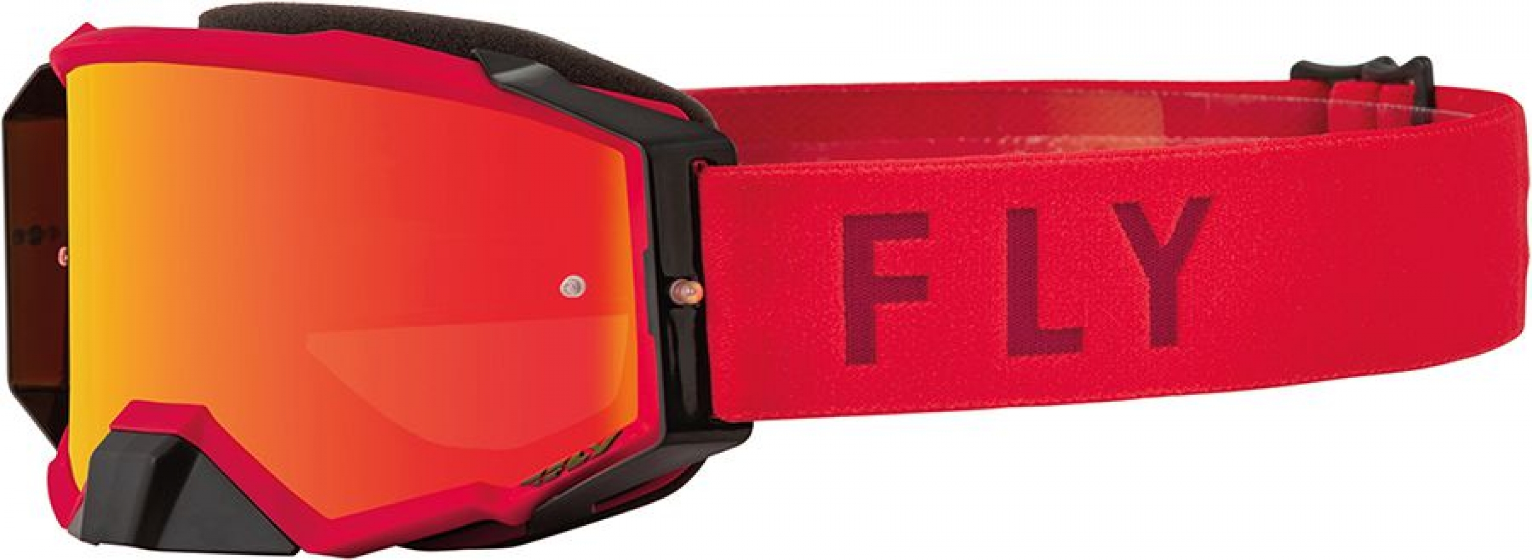 Fly "Zone Pro" MX Brille in Rot