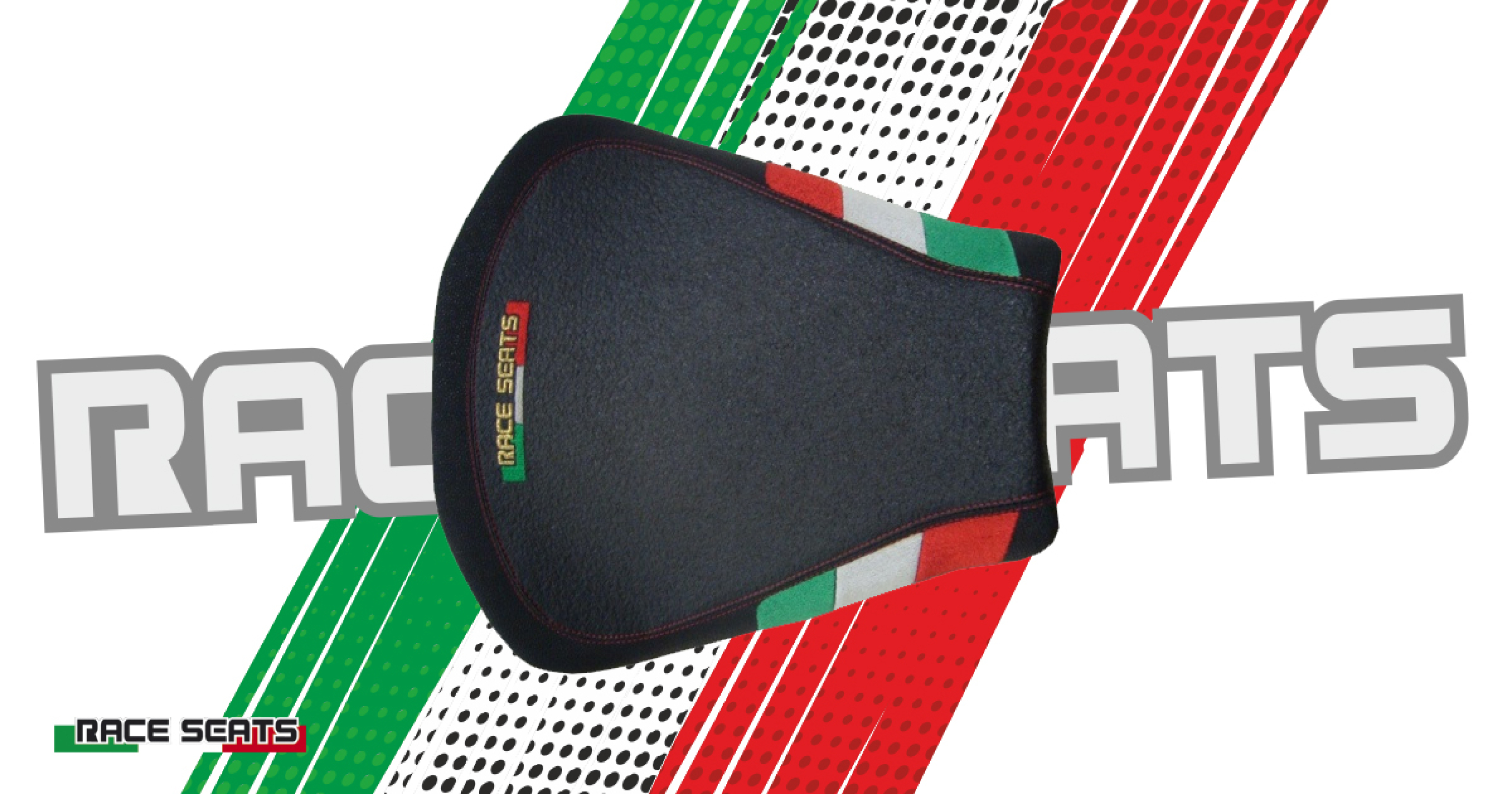 Raceseats Sitz für MV Agusta F3, Tricolore Line mit Carbonbasis