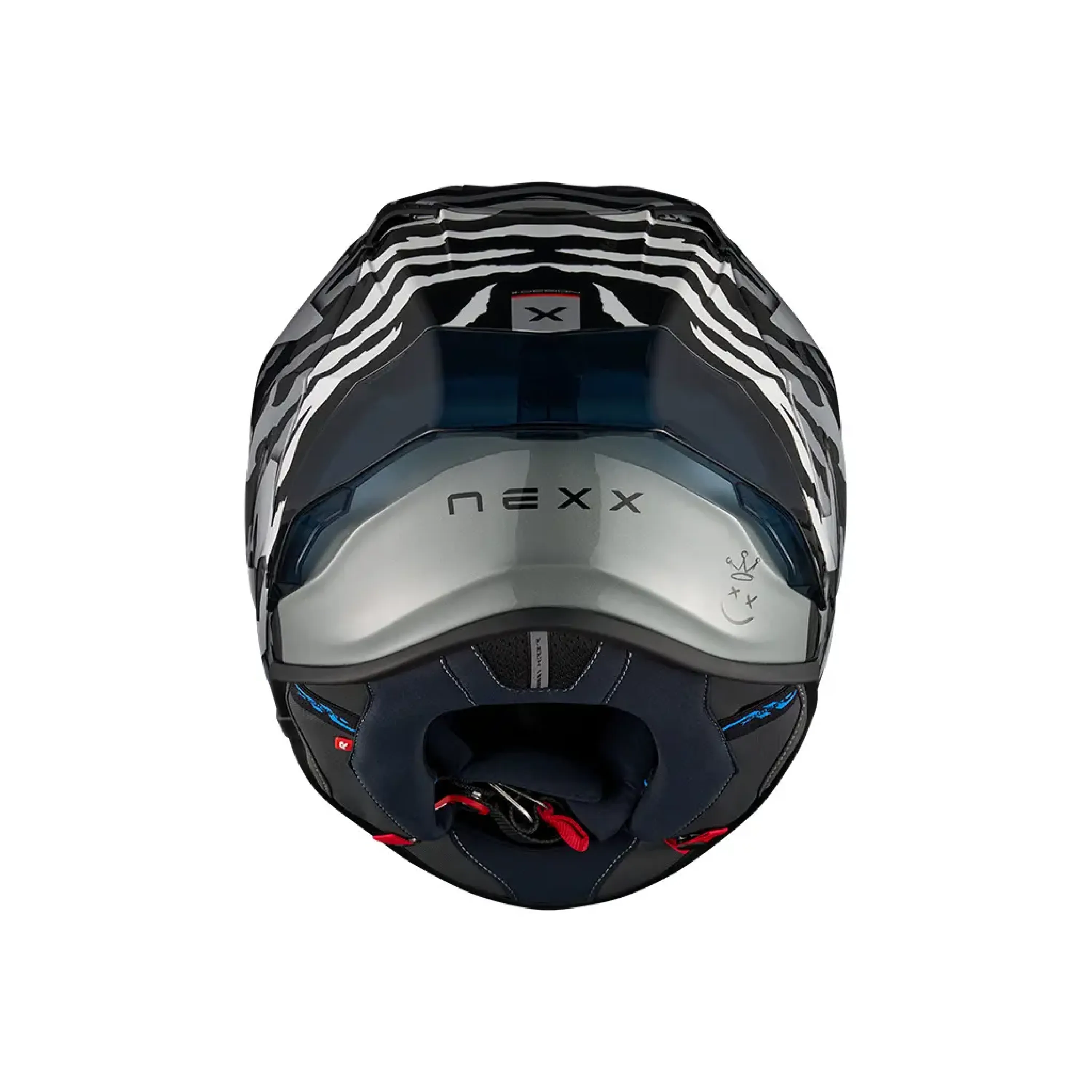 Nexx X.R3R "Ziger" helmet in black-white