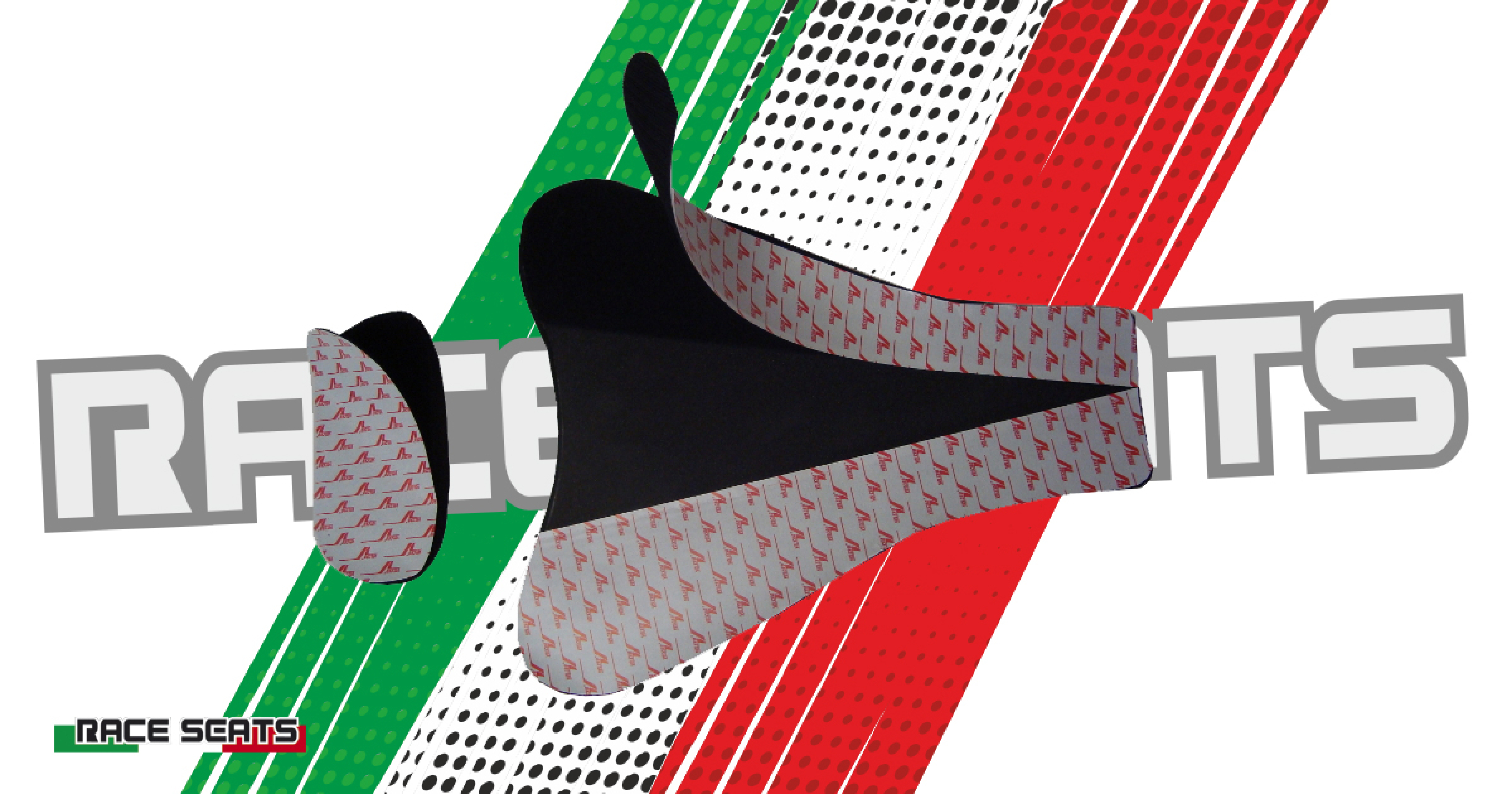 Raceseats Sitz für Suzuki GSX-R 1000 2005-2016, zum aufkleben auf geschlossenen Höcker