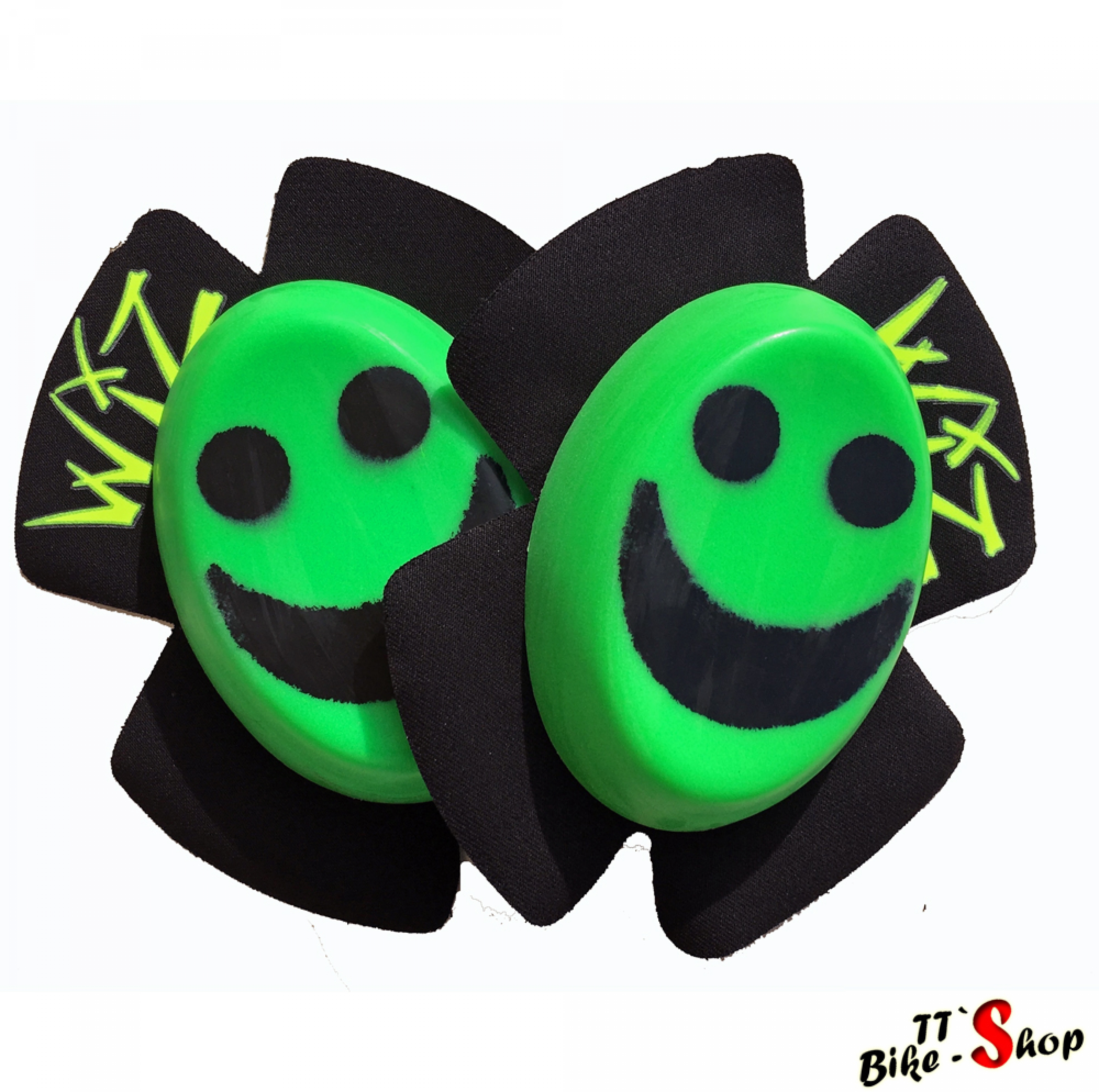 Wiz Smile in hi viz green-black