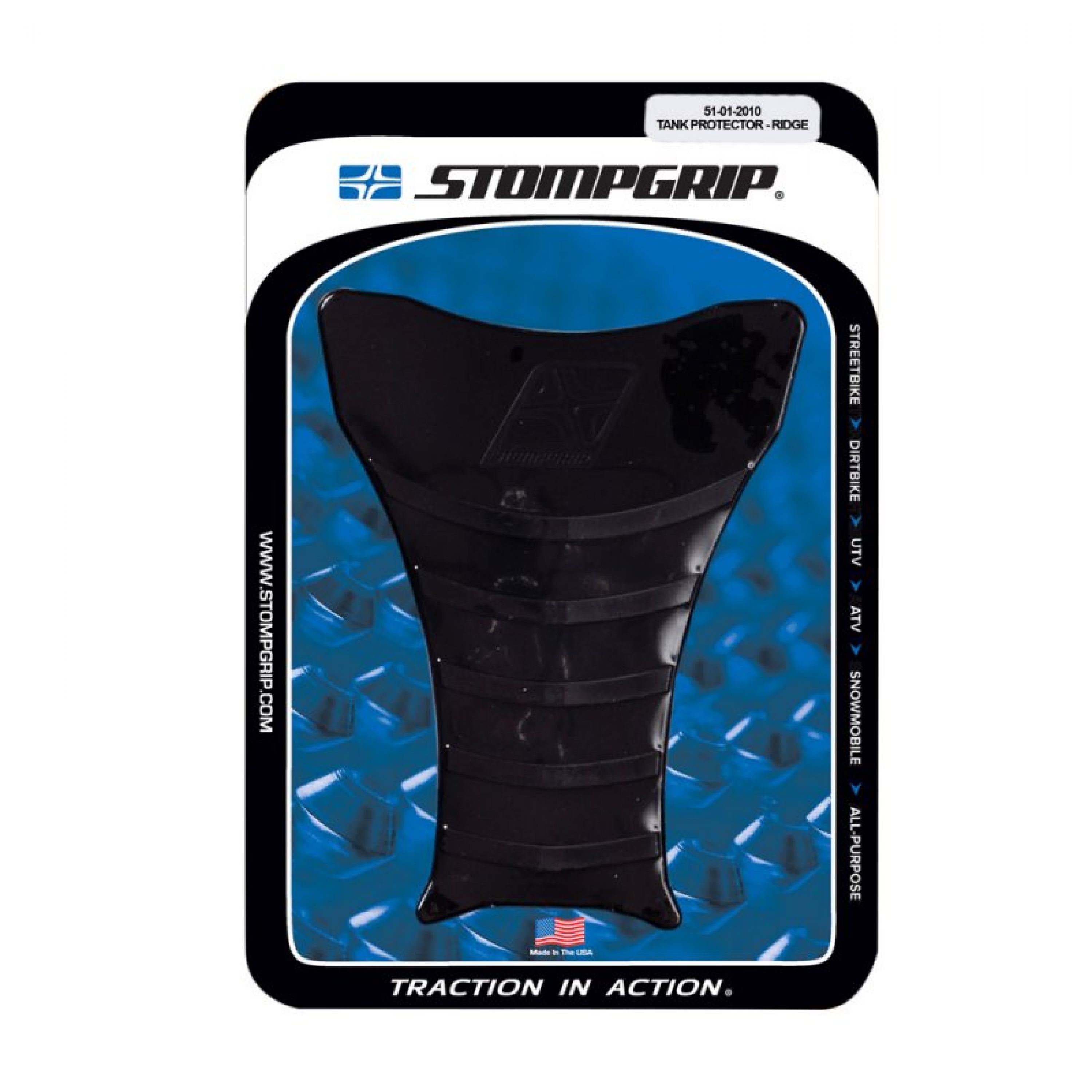 Stompgrip Tankpad "Smoothridge" in 189 x 145mm