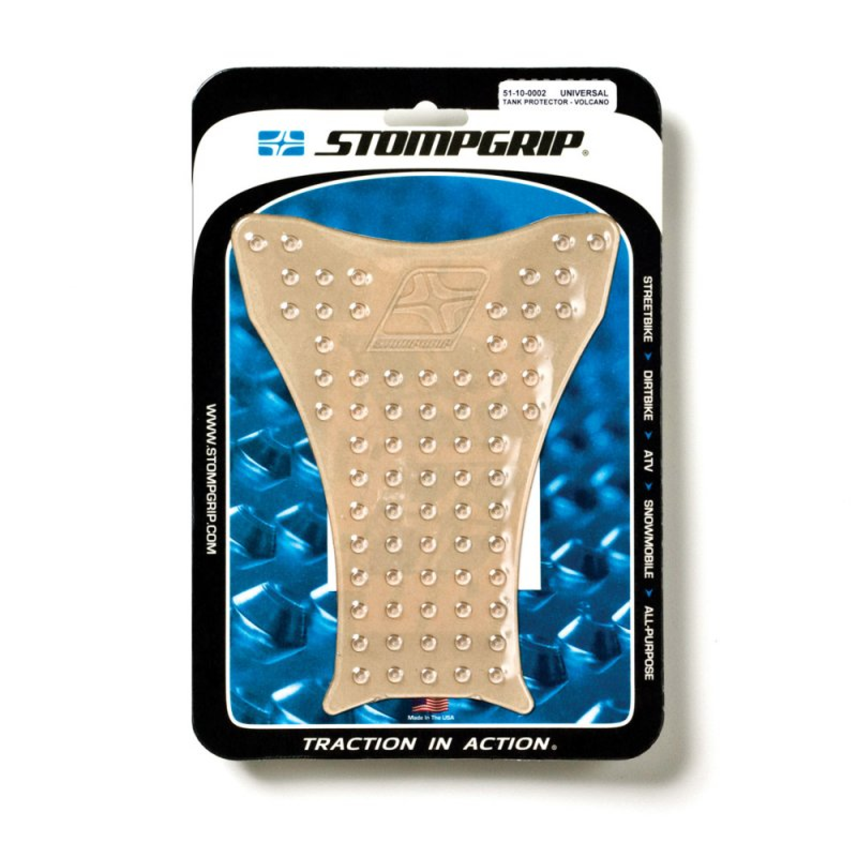 Stompgrip Tankpad "Volcano" in 189x145mm