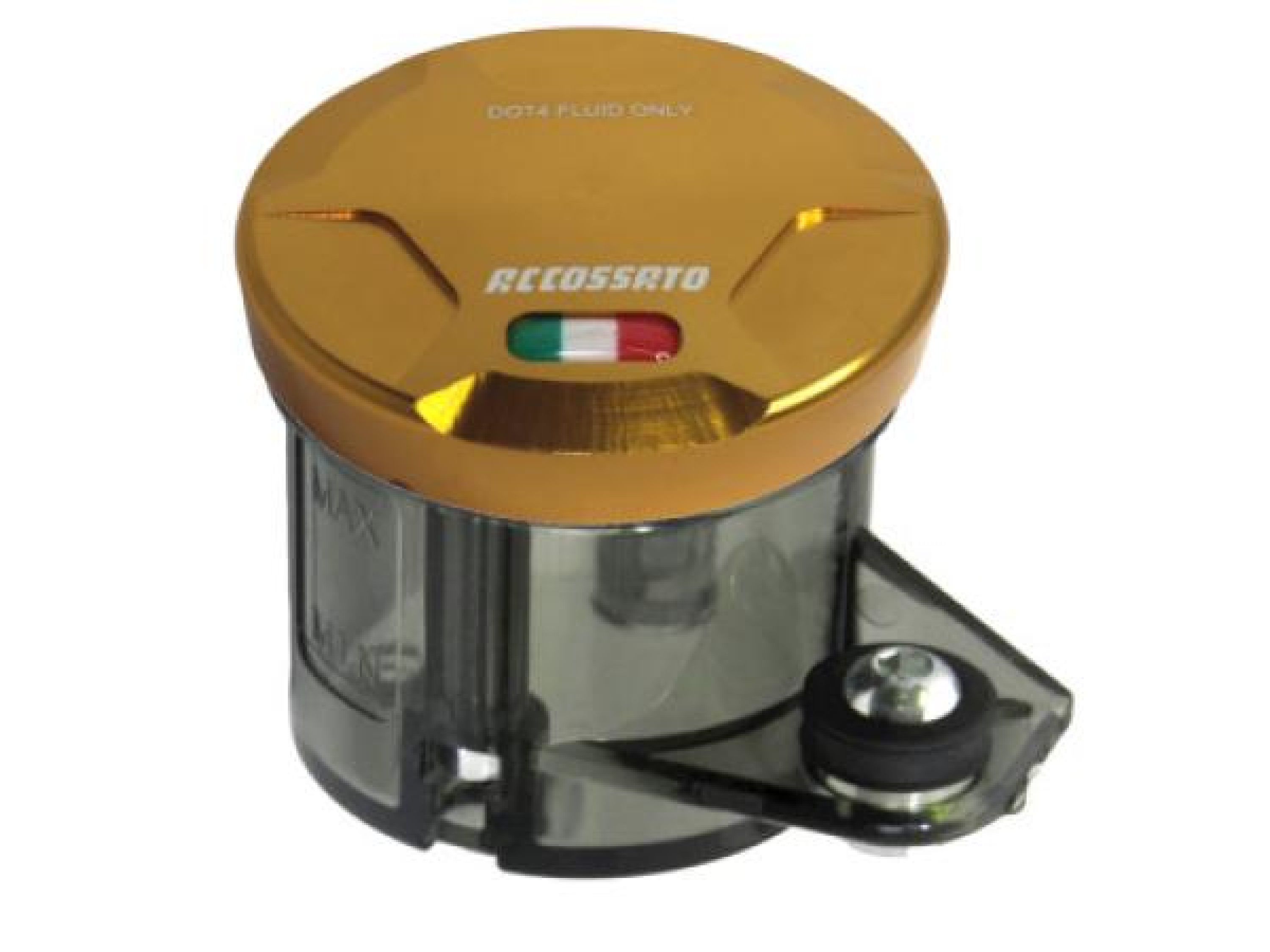 Accossato Bremsflüssigkeitsbehälter, 45ml, Kunststoff in Rauchgrau