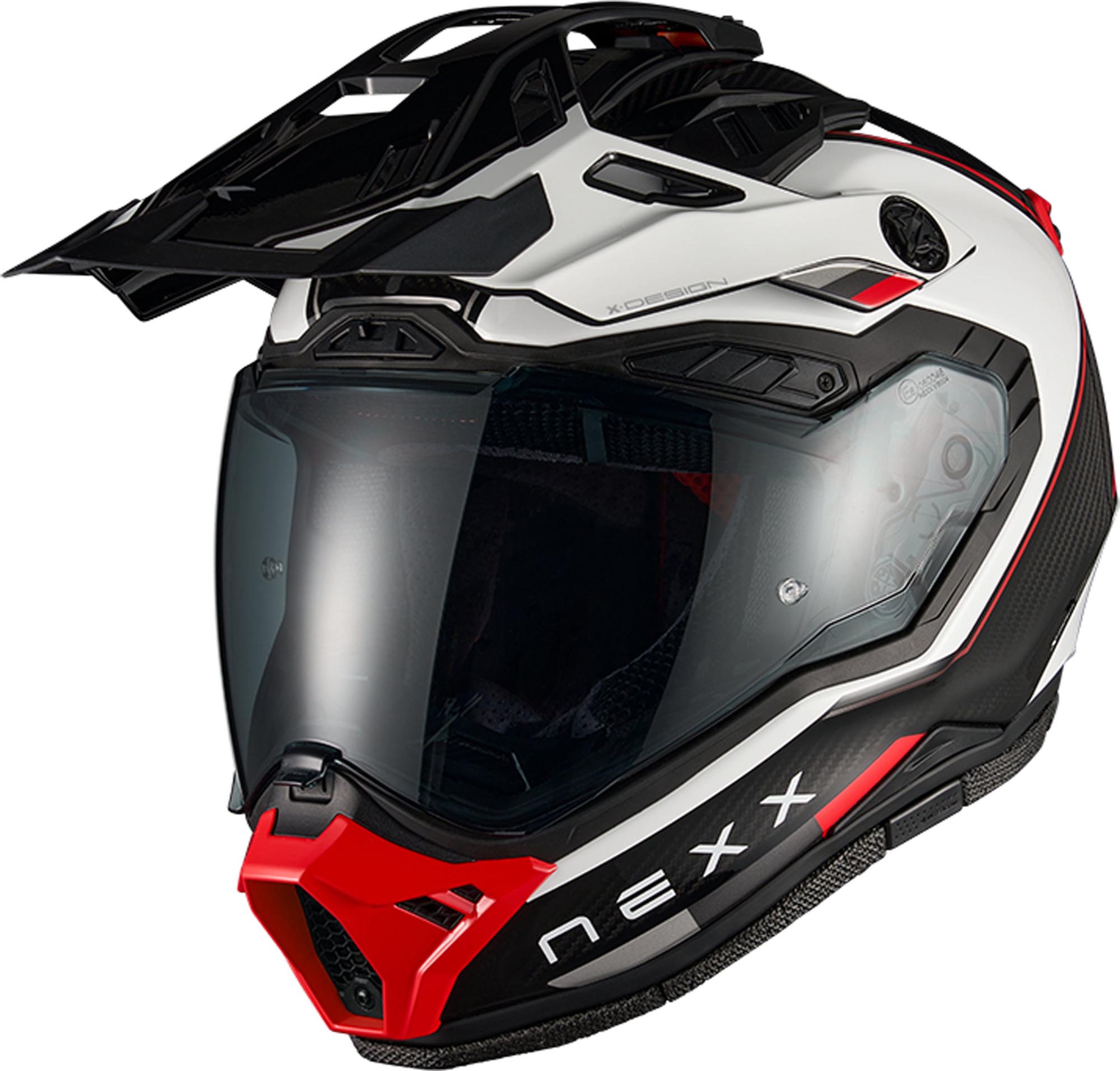 Nexx X.Rally Raid Carbon - Red White