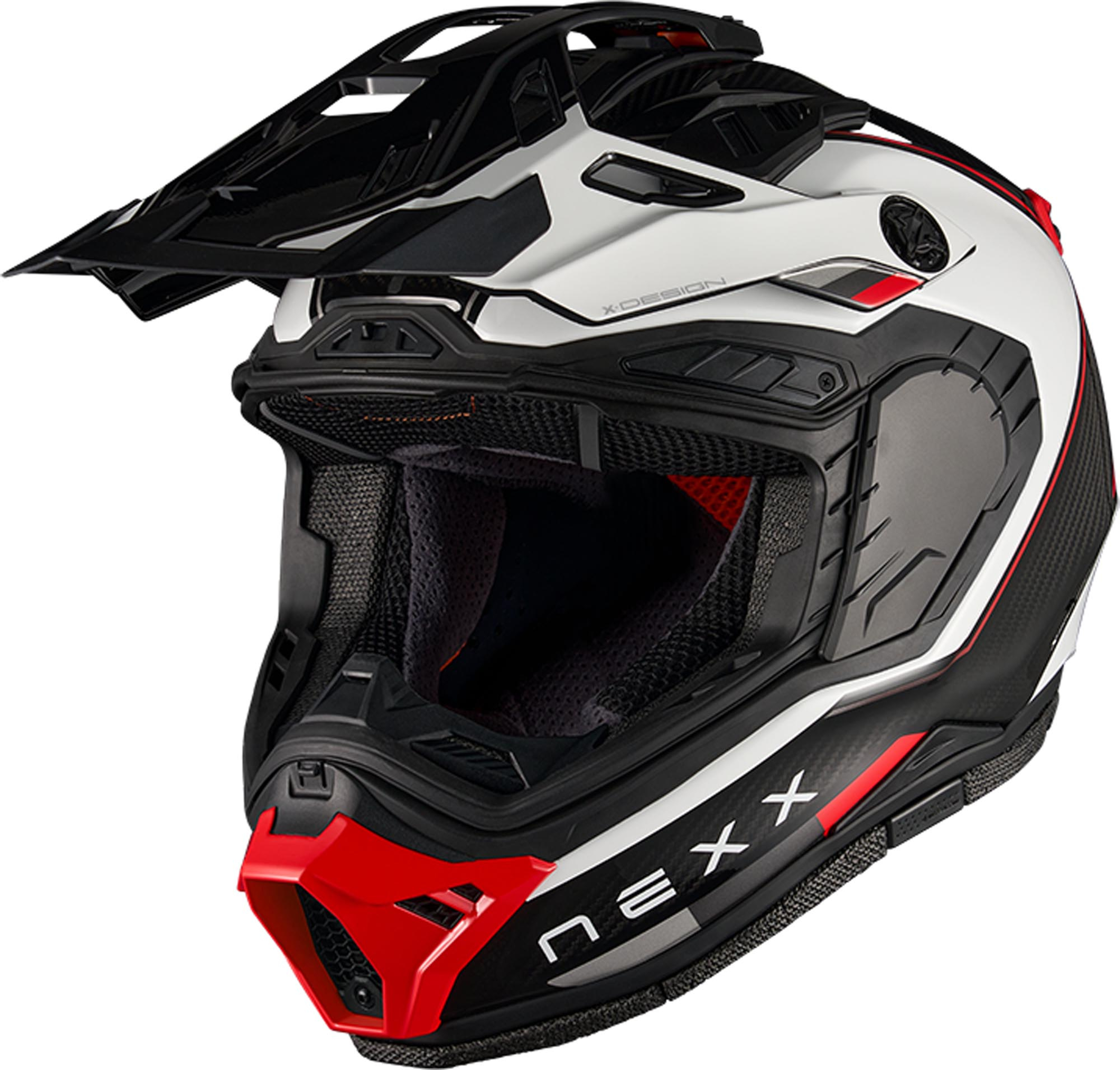 Nexx X.Rally Raid Carbon - Red White