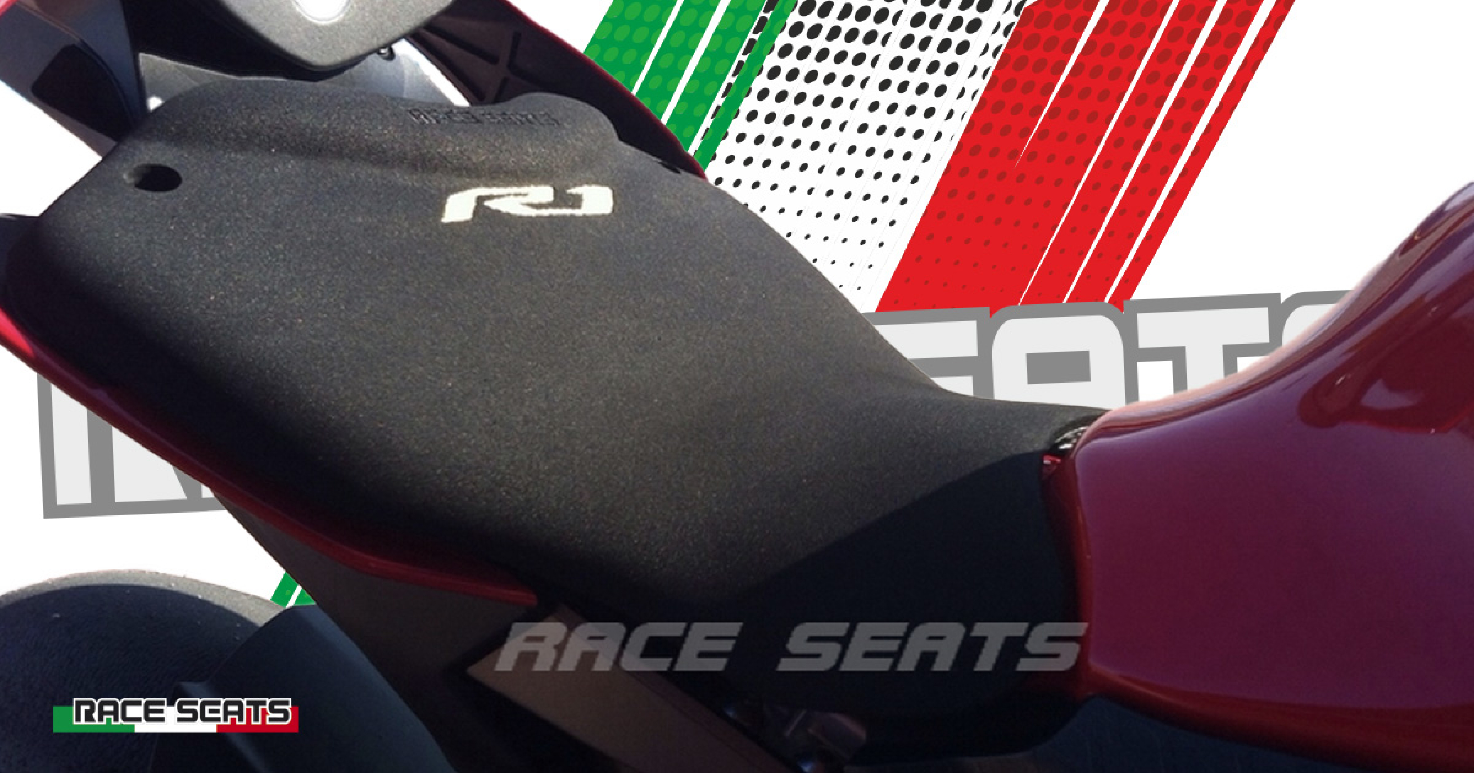 Raceseats Sitz für Yamaha R1 / R1M ab 2015, Competition Step Line mit Carbonbasis